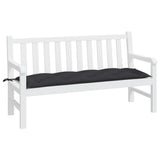Vidaxl jardin banc coussin 150x50x7 cm tissu oxford noir - afbeelding 3