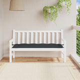 Vidaxl jardin banc coussin 150x50x7 cm tissu oxford noir - afbeelding 1