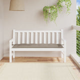 Vidaxl jardin banc coussin 150x50x7 cm oxford tissu taupe - afbeelding 1