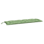Vidaxl jardin banc coussin 150x50x7 cm motif de feuille de tissu oxford - afbeelding 2