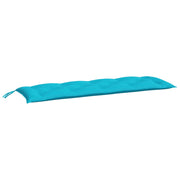 Vidaxl jardin banc coussin 150x50x7 cm oxford tissu turquoise - afbeelding 2
