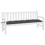 Vidaxl Garden Banc Cushion 180x50x7 cm Oxford Fabric Anthracite -Colored - afbeelding 3