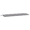 Vidaxx coussin de banc de jardin 180x50x7 cm tissu oxford gris