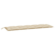 VidaXL coussin de banc de jardin 180x50x7 cm tissu oxford beige - afbeelding 2