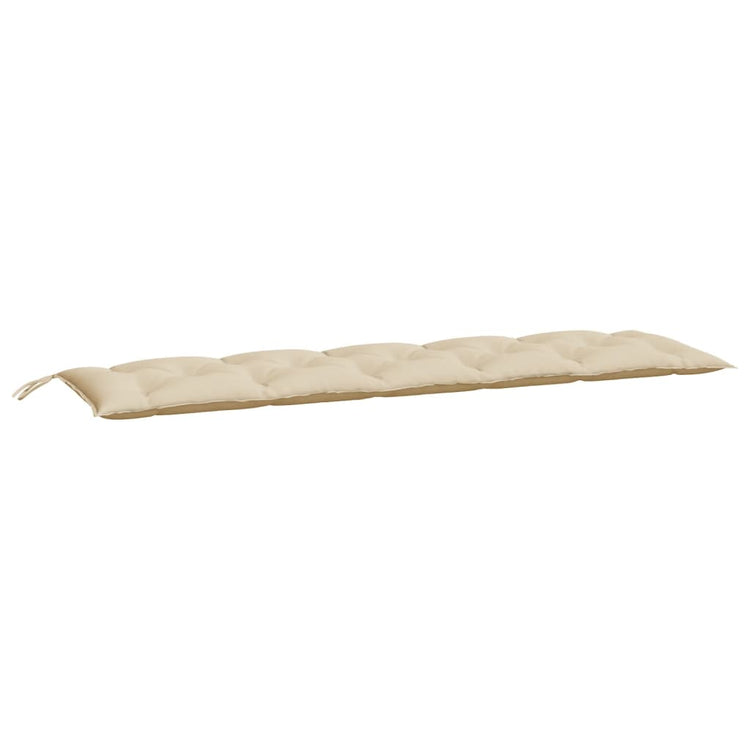 VidaXL coussin de banc de jardin 180x50x7 cm tissu oxford beige