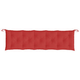 Vidaxl jardin banc coussin 180x50x7 cm oxford tissu rouge - afbeelding 3