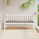 Vidaxx coussin de banc de jardin 180x50x7 cm tissu oxford taupe