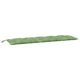 Vidaxl jardin banc coussin 180x50x7 cm motif de feuille de tissu oxford - afbeelding 2