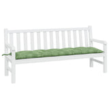 Vidaxl jardin banc coussin 180x50x7 cm motif de feuille de tissu oxford - afbeelding 3