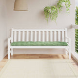 Vidaxl jardin banc coussin 180x50x7 cm motif de feuille de tissu oxford - afbeelding 1