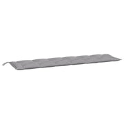 Vidaxl Garden Banc Cushion 200x50x7 cm Oxford tissu gris - afbeelding 2