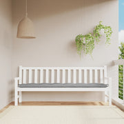 Vidaxl Garden Banc Cushion 200x50x7 cm Oxford tissu gris - afbeelding 1