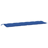 Vidaxl jardin banc coussin 200x50x7 cm oxford tissu royal bleu - afbeelding 2