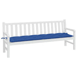 Vidaxl jardin banc coussin 200x50x7 cm oxford tissu royal bleu - afbeelding 3