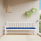 Vidaxl jardin banc coussin 200x50x7 cm oxford tissu royal bleu - afbeelding 1