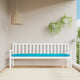 Vidaxl jardin banc coussin 200x50x7 cm tissu turquoise