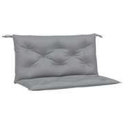 Vidaxl Garden Banc Cushions 2 PCS 100x50x7 cm Oxford Fabric Gray - afbeelding 2