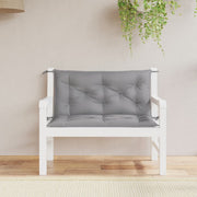Vidaxl Garden Banc Cushions 2 PCS 100x50x7 cm Oxford Fabric Gray - afbeelding 1