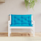 Vidaxl Garden Banc Cushions 2 ST 100X50X7 CM OXFORD Fabric bleu clair - afbeelding 1