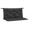 Vidaxl Garden Banc Cushions 2 ST 100X50X7 CM OXFORD Fabric noir
