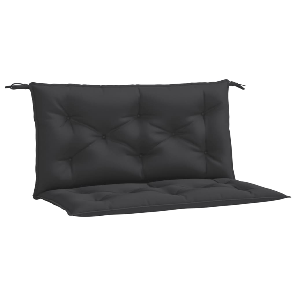 Vidaxl Garden Banc Cushions 2 ST 100X50X7 CM OXFORD Fabric noir