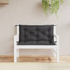 Vidaxl Garden Banc Cushions 2 ST 100X50X7 CM OXFORD Fabric noir