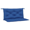 Vidaxl Garden Banc Cushions 2 PCS 100x50x7 cm Oxford tissu Royal Blue