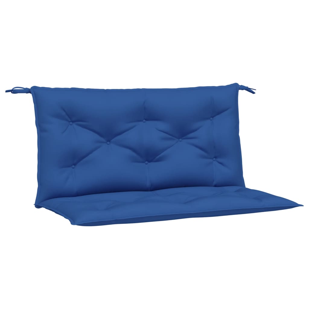 Vidaxl Garden Banc Cushions 2 PCS 100x50x7 cm Oxford tissu Royal Blue