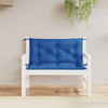 Vidaxl Garden Banc Cushions 2 PCS 100x50x7 cm Oxford tissu Royal Blue
