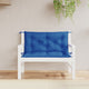 Vidaxl Garden Banc Cushions 2 PCS 100x50x7 cm Oxford tissu Royal Blue