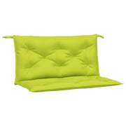 Vidaxl Garden Banc Cushions 2 St 100x50x7 cm Oxford tissu vert transparent - afbeelding 2