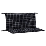 Vidaxl Garden Banc Cushions 2 Stedman Match 100x50x7 cm Tissu noir - afbeelding 2