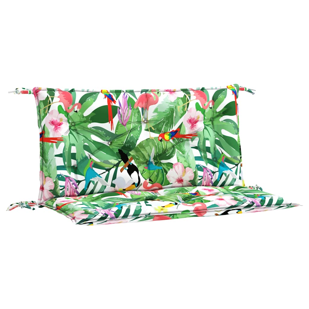 Vidaxl Garden Banc Cushions 2 PCS 100x50x7 cm Tissu multiples