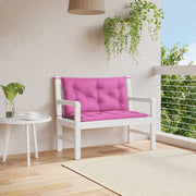 Vidaxl Garden Banc Cushions 2 ST 100X50X7 CM Fabric rose - afbeelding 1