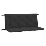 Vidaxl Garden Banc Cushions 2 PCS 120x50x7 cm Oxford Fabric noir - afbeelding 2