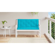 Vidaxl Garden Banc Cushions 2 PCS 120x50x7 cm TUINE TURQUISE - afbeelding 3