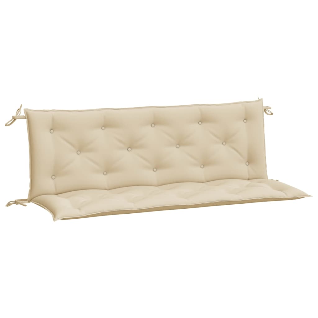 Vidaxl Garden Banc Cushions 2 St 150x50x7 cm Oxford Fabric Beige