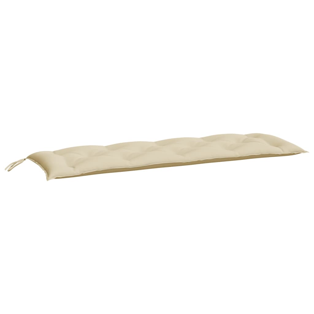 Vidaxl Garden Banc Cushions 2 St 150x50x7 cm Oxford Fabric Beige