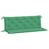 Vidaxl Garden Banc Cushions 2 ST 150X50X7 CM Oxford Tissu vert - afbeelding 2