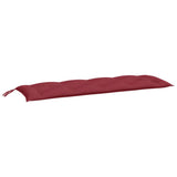 Vidaxl Garden Banc Cushions 2 ST 150X50X7 CM OXFORD TAST VIN RED - afbeelding 3