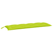 Vidaxl Garden Banc Cushions 2 St 150x50x7 cm Oxford tissu vert transparent - afbeelding 3