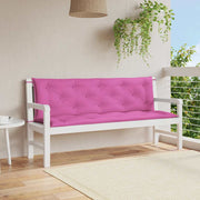 Vidaxl Garden Banc Cushions 2 ST 150X50X7 CM Fabric rose - afbeelding 1