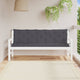 Vidaxl Garden Banc Cushions 2 PCS 180x50x7 cm Oxford tissu anthracite colored