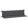 Vidaxl Garden Banc Cushions 2 ST 200X50X7 cm Oxford Fabric Anthracite -Colored