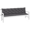 Vidaxl Garden Banc Cushions 2 ST 200X50X7 cm Oxford Fabric Anthracite -Colored