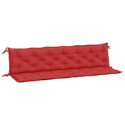 Vidaxl Garden Banc Cushions 2 ST 200X50X7 CM OXFORD Fabric rouge - afbeelding 2