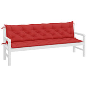 Vidaxl Garden Banc Cushions 2 ST 200X50X7 CM OXFORD Fabric rouge - afbeelding 3