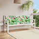 Vidaxl Garden Banc Cushions 2 ST 200X50X7 CM Tissu multiples