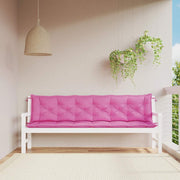 Vidaxl Garden Banc Cushions 2 ST 200X50X7 CM Fabric rose - afbeelding 3