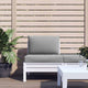 Coussins de palette vidaxl 2 st tissu gris